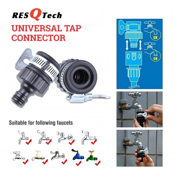 universal tap connector for pressure washer