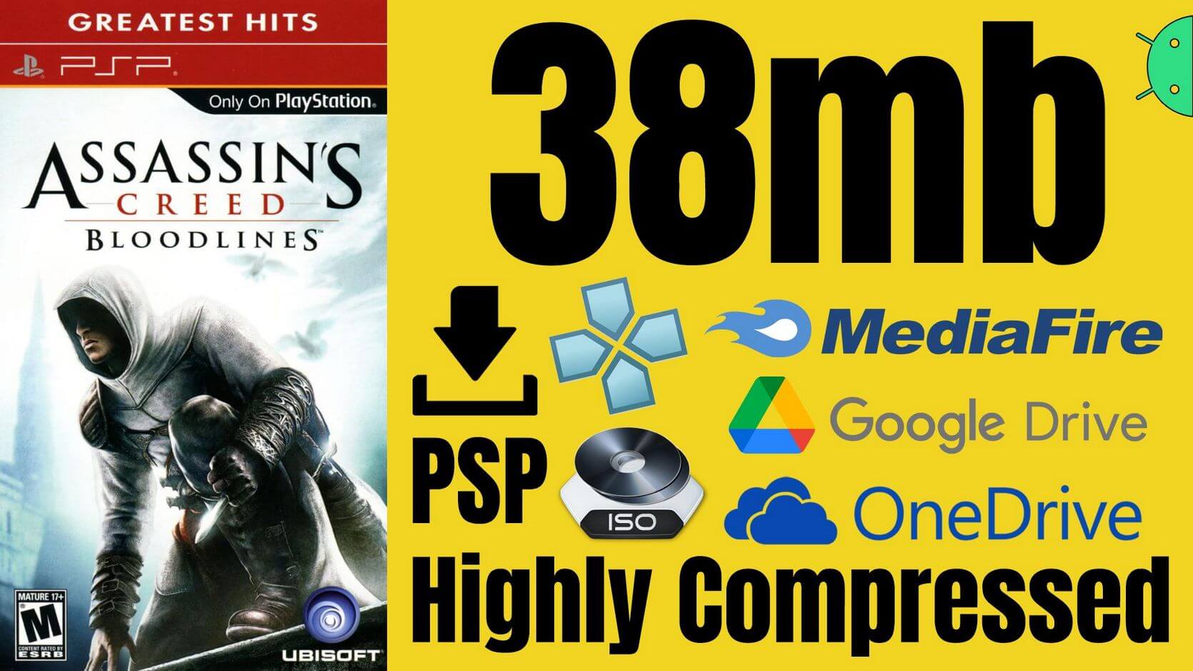 Assassin's Creed - Bloodlines ROM Download And Install for PSP