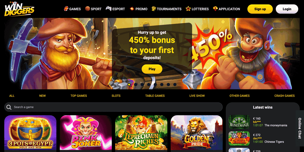 Win Diggers Gambling Establishment Sister Sites